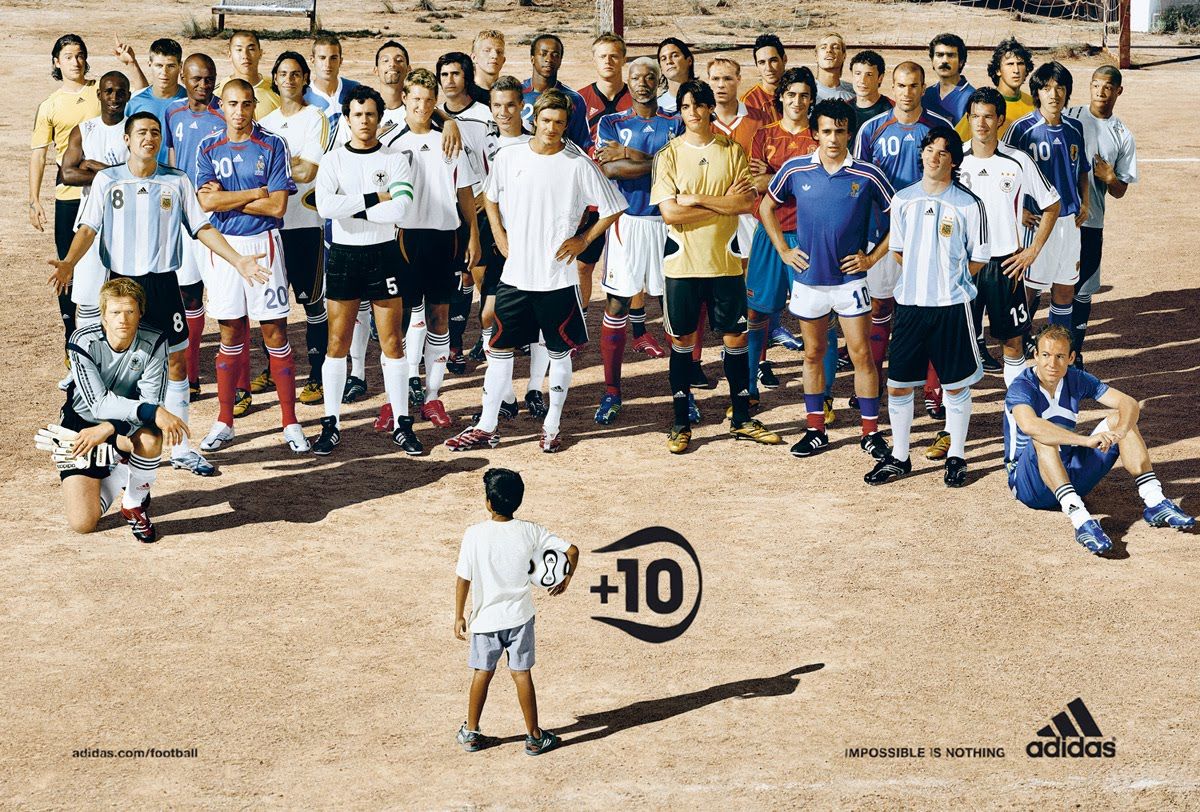 Adidas soccer outlet campaign